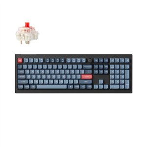 KEYCHRON-V6MAX-FULL-RED-GATJUP-RGB-WL-KB-wr-01 Keychron V6 Max QMK/VIA RED Wireless Custom Mechanical Keyboard | RED Switch - Black