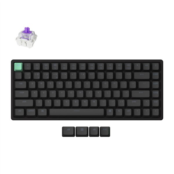 Keychron K2H-J1 wr 01a Keychron K2 HE Wireless Standard Magnetic Custom Keyboard | NEBULA Switch