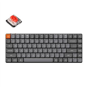 Keychron K3M-H1 wr 01a Keychron K3 Max QMK/VIA Wireless 75% Custom Mechanical Keyboard | RED Switches