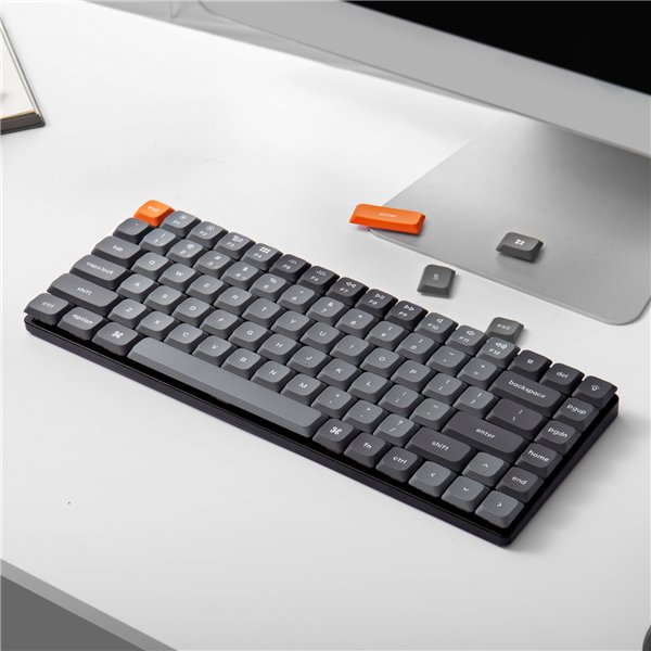 Keychron K3M-H1 wr 03a Keychron K3 Max QMK/VIA Wireless 75% Custom Mechanical Keyboard | RED Switches