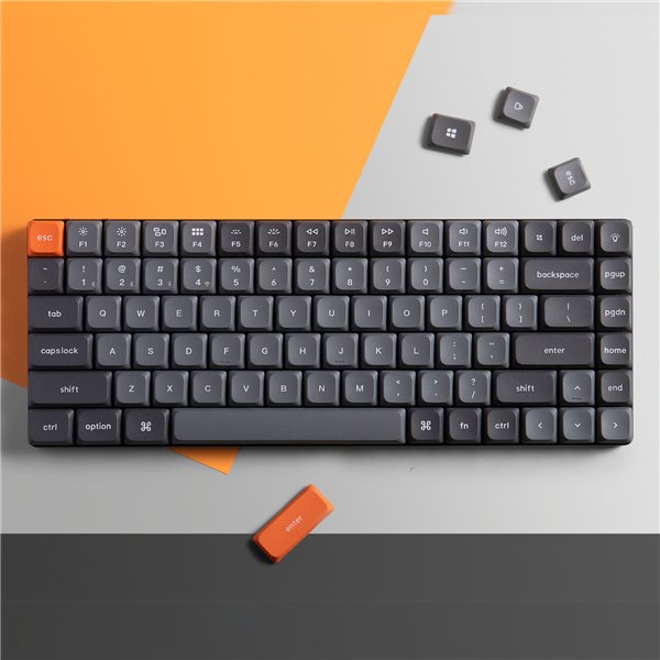 Keychron K3M-H1 wr 05a Keychron K3 Max QMK/VIA Wireless 75% Custom Mechanical Keyboard | RED Switches