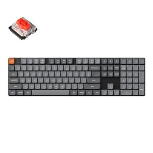 Keychron K5M-H1 wr 01a Keychron K5 Max QMK/VIA Full-sized Wireless Custom Mechanical Keyboard | RED Switches
