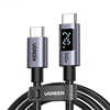 L530-65867 UGREEN 240W USB Type-C Cable with LED Di wr 03 UGREEN 240W USB Type-C Cable with LED Display 2M