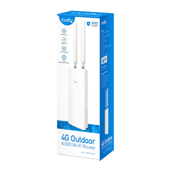 Cudy LT400 4G LTE N300 300Mbps Wi-Fi Outdoor Router