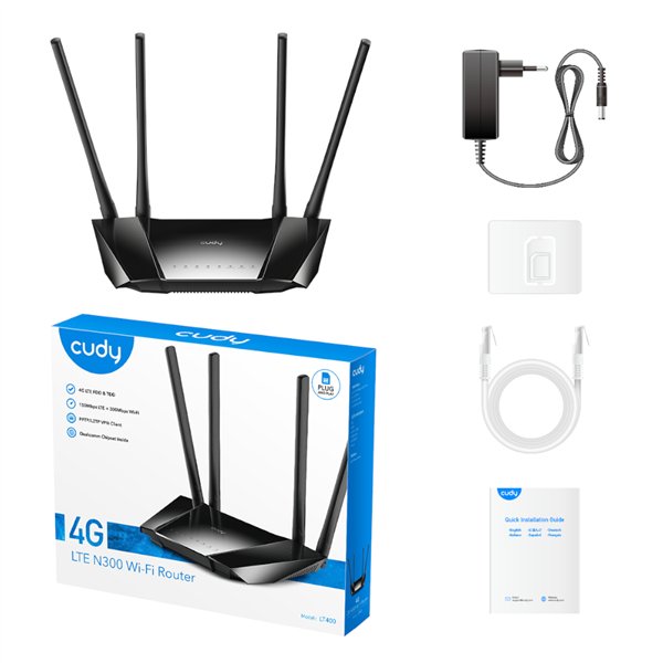 LT400 wr 05 Cudy LT400 4G LTE N300 300Mbps Wi-Fi Router