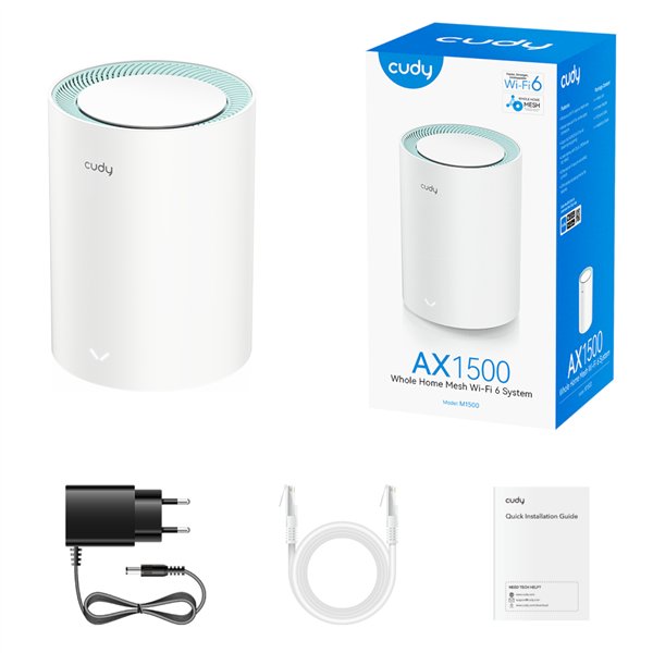 Cudy AX1500 Gigabit Mesh Wi-Fi 6 System – 1 Pack