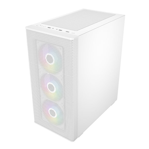 M220-WA FSP-M220-ATX-RGB-Gaming-Chassis-White wr 03 FSP M220 ATX Mid Tower Gaming Chassis - White
