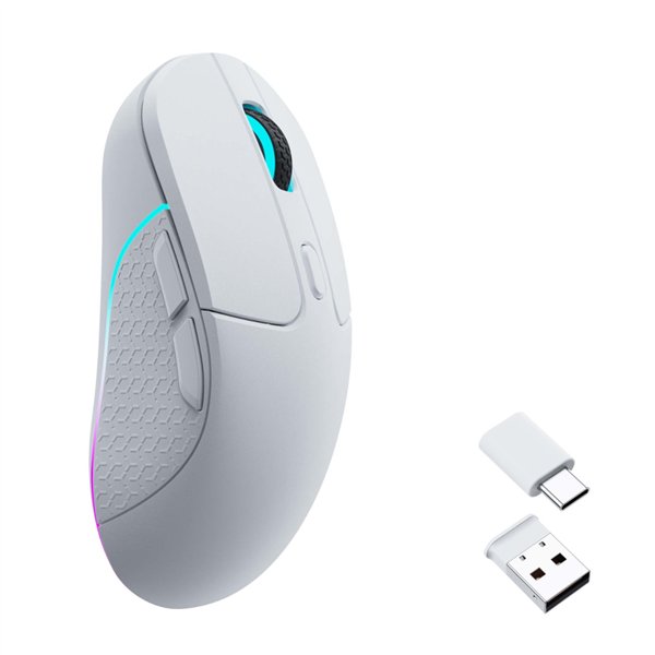 M3-A3 Keychron-M3-RGB-Wireless-Optical-Mouse-White wr 02a Keychron M3 RGB Wireless Optical Mouse - White