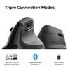 M5-A29 Keychron M5-A29 1K Wireless Mouse BT24GH wr 07 Keychron M5-A29 1K Wireless Mouse (BT/2.4GHz/Wired) - Black