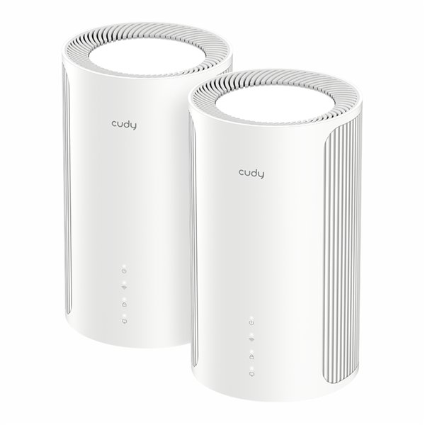 M6500-2PACK Cudy-BE6500-Wi-Fi-7-Mesh-Route-2pack-White Cudy BE6500 2.5G Mesh Wi-Fi 7 System – 2 Pack