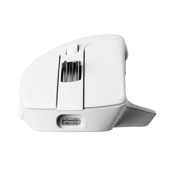 M6S-A24 Keychron M6S-A24 PixArt 3950 8K Wireless wr 04-1 Keychron M6S-A24 PixArt 3950 8K 30000DPI Wireless Mouse (BT/2.4GHz/Wired) - White