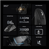 Keychron M6S-B72 1K Wireless Mouse (BT/2.4GHz/Wired) - Black