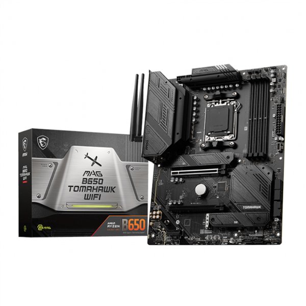 MAGB650TOMAHAWKWIFI wr 01a MSI MAG B650 TOMAHAWKWIFI AMD AM5 ATX Gaming Motherboard