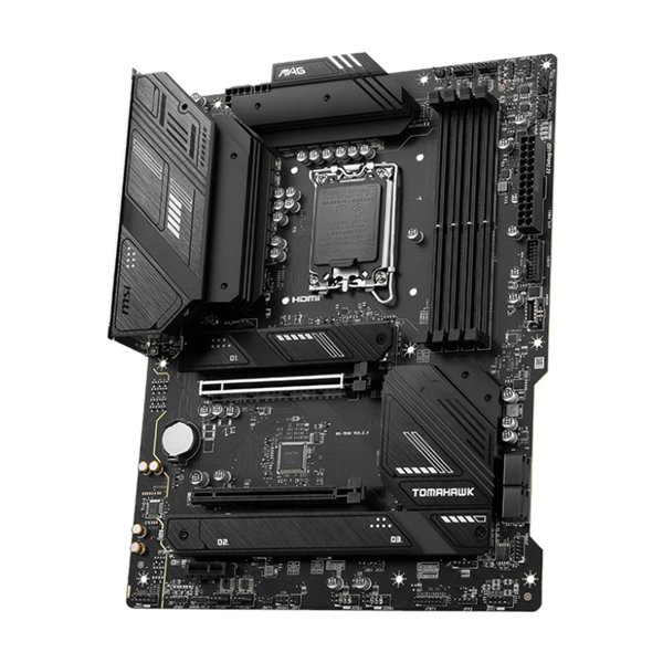 MAGB760TOMAHAWKWIFI wr 03 MSI MAG B760 TOMAHAWK WIFI DDR5 Intel LGA1700 ATX Gaming Motherboard