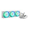 MAXGAMINGLC360ARGBLCDWHT Asus-MAX-Gaming-LC-360-ARGB-LCD-All-in-one-CPU-Liquid-Cooler-White wr 01a Asus MAX Gaming LC 360 ARGB LCD All-in-one CPU Liquid Cooler - White