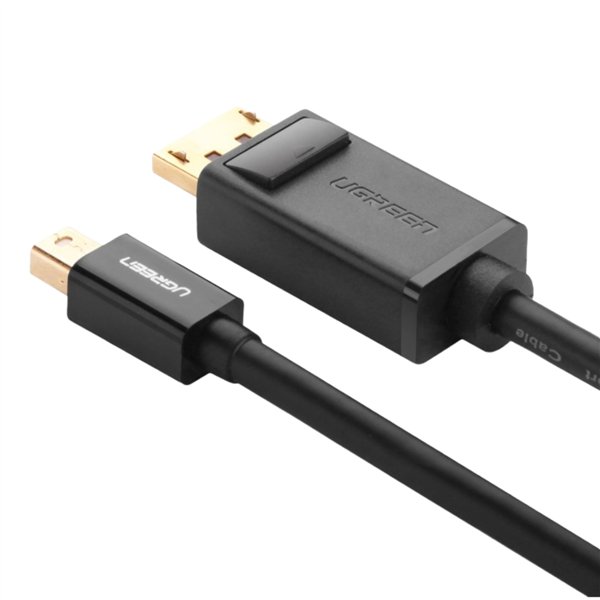MD105-10477 UGREEN-Mini-DisplayPort-to-DisplayPort-Cable-1.5m-Blck 01 UGREEN Mini DisplayPort to DisplayPort Cable 1.5m -Black