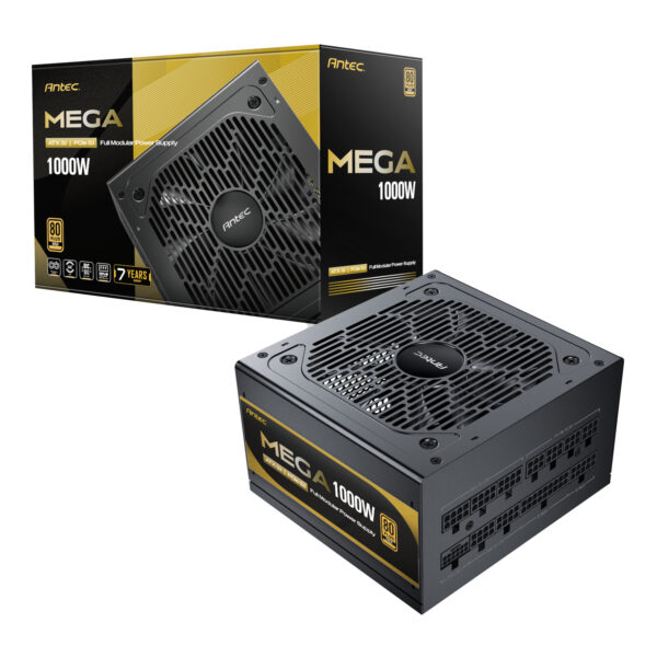 MEGA1000 Antec-MEGA-1000W-ATX3.1-80-Plus-Gold-PCIE-5.1-Fully-Modular-Power-Supply wr 01 Antec MEGA 1000W 80 PLUS Gold ATX3.1 PCIE5.1 Fully Modular Power Supply