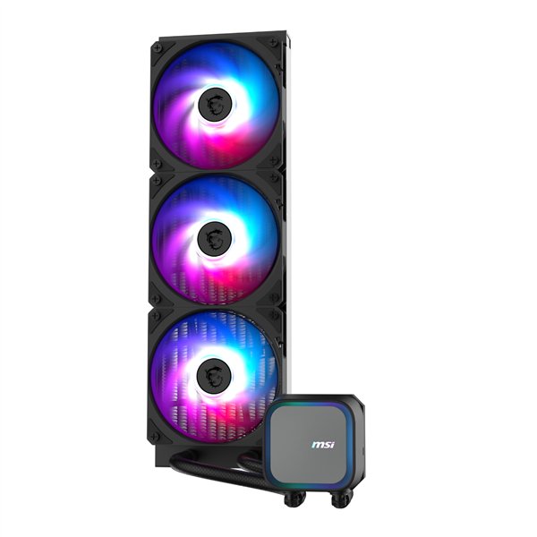 MPGCORELIQUIDA13360 MSI-MAG-Coreliquid-A13-360-AIO-Liquid-CPU-Cooler-Black wr 02a MSI MAG Coreliquid A13 360 AIO Liquid CPU Cooler - Black