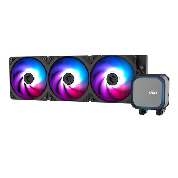 MPGCORELIQUIDA13360 MSI-MAG-Coreliquid-A13-360-AIO-Liquid-CPU-Cooler-Black wr 03a MSI MAG Coreliquid A13 360 AIO Liquid CPU Cooler - Black