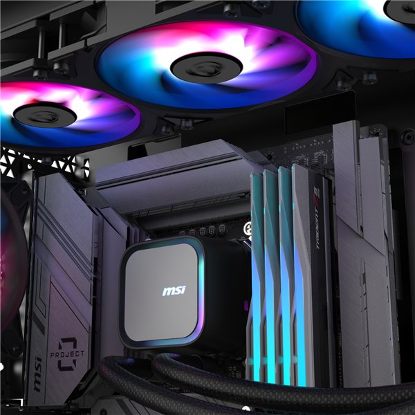 MPGCORELIQUIDA13360 MSI-MAG-Coreliquid-A13-360-AIO-Liquid-CPU-Cooler-Black wr 05a MSI MAG Coreliquid A13 360 AIO Liquid CPU Cooler - Black