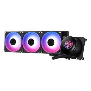 MPGCORELIQUIDP13360 MSI-MPG-Coreliquid-P13-360-AIO-Liquid-CPU-Cooler-Black wr 01a MSI MPG Coreliquid P13 360 AIO Liquid CPU Cooler - Black