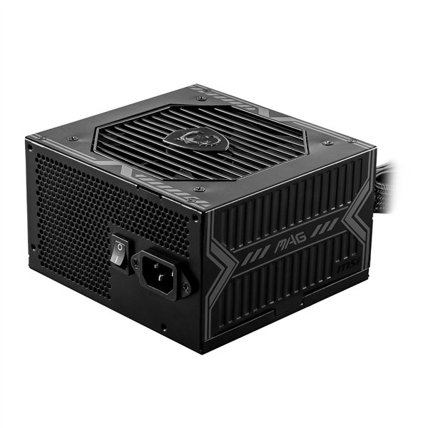 MSI MAG-A650BN wr 01a MSI MAG A650BN 80PLUS Bronze 650W Non-modular Power Supply