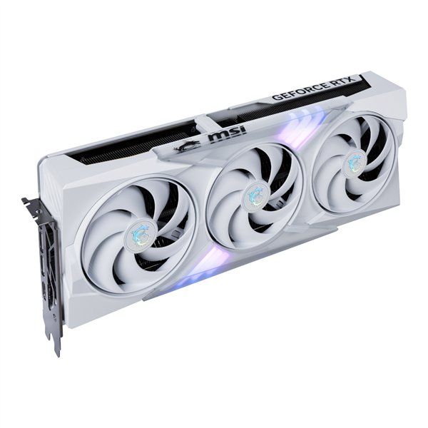 MSI RTX5070GAMINGTRIOOCW12GB wr 04a MSI GeForce RTX 5070 GAMING TRIO OC 12GB Graphics Card – White