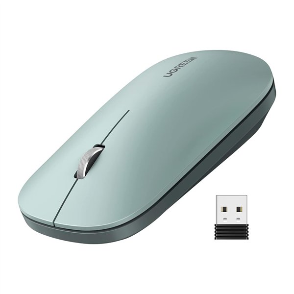 MU001-90374 UGreen-Portable-2.4GHz-Wireless-Mouse-Green wr 01 UGREEN Portable 2.4GHz Wireless Mouse - Green