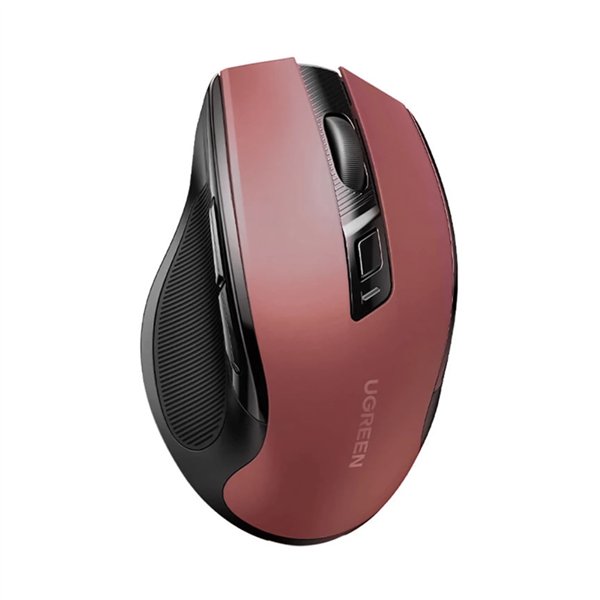 UGREEN MU006 2.4GHz Wireless Optical Mouse - Red
