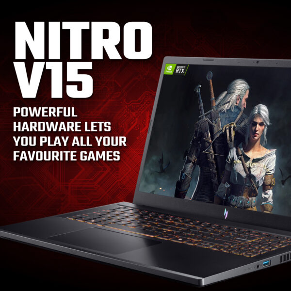 Acer NITRO V 15 Gaming Laptop 15.6″ | Intel Core 7 240H | 16GB | 512GB | RTX 4050 6GB | Windows 11 Home