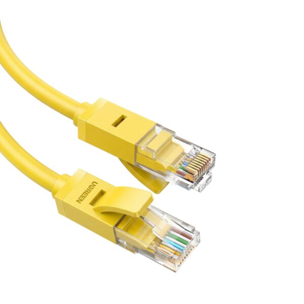 NW102-15859 UGREEN CAT6 UUTP LAN CBL 1M YEL wr 01 UGREEN Cat6 UTP Ethernet Cable 1M – Yellow