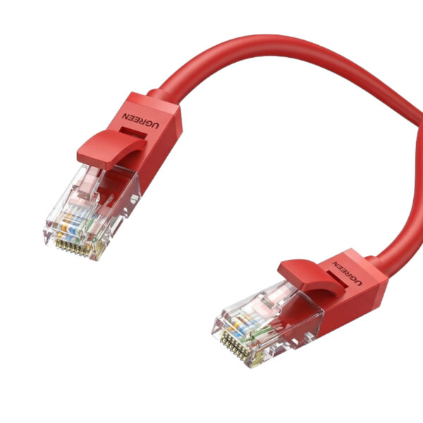 NW102-80829 UGREEN-RJ45-CAT6-1m-LAN-Network-Cable-–-1Gbps-250MHz-–-Red-2 UGREEN RJ45 CAT6 1m LAN Network Cable – (1Gbps, 250MHz) – Red