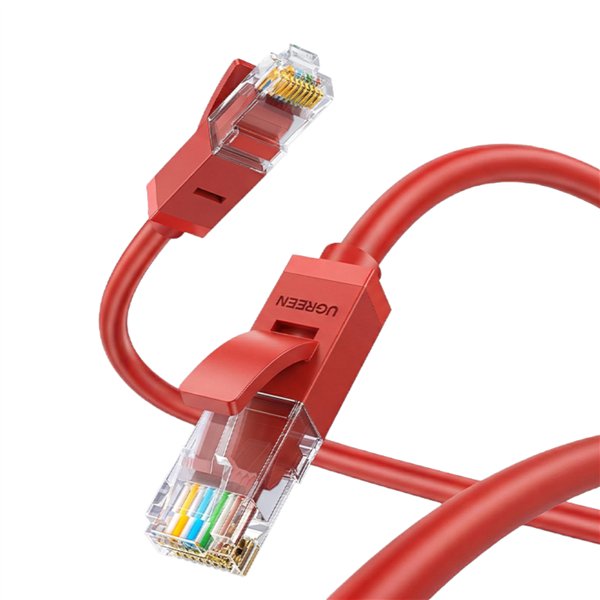 NW102-95507 UGREEN-RJ45-CAT6-Ethernet-0.5m-LAN-Network-Cable-Red-wr04- UGREEN RJ45 CAT6 Ethernet 0.5m LAN Network Cable -Red (1Gbps, 250MHz)