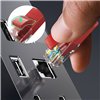 NW102-95507 UGREEN-RJ45-CAT6-Ethernet-0.5m-LAN-Network-Cable-Red-wr ls01- UGREEN RJ45 CAT6 Ethernet 0.5m LAN Network Cable -Red (1Gbps, 250MHz)