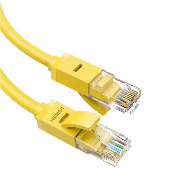 NW102-95804 -UGREEN-Cat6-RJ45-Gigabit-Ethernet-Cable-Ylw 01 UGREEN RJ45 CAT6 0.5m LAN Network Cable - (1Gbps, 250MHz) - Yellow