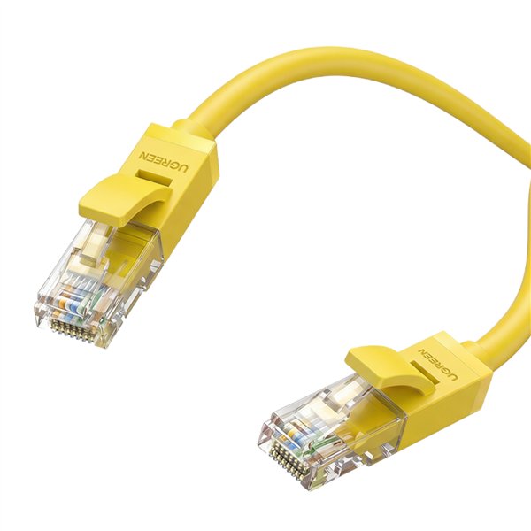 NW102-95804 -UGREEN-Cat6-RJ45-Gigabit-Ethernet-Cable-Ylw 02 UGREEN RJ45 CAT6 0.5m LAN Network Cable - (1Gbps, 250MHz) - Yellow