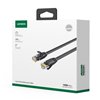 NW102-wr-03 UGREEN NW102 Cat6 U/UTP Flat Ethernet Cable 0.5m - Black