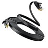 NW102-wr-04 UGREEN NW102 Cat6 U/UTP Flat Ethernet Cable 0.5m - Black