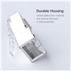 UGREEN NW111 RJ45 Cat6 Ethernet Network Head 100 Pack - Silver/Transparent
