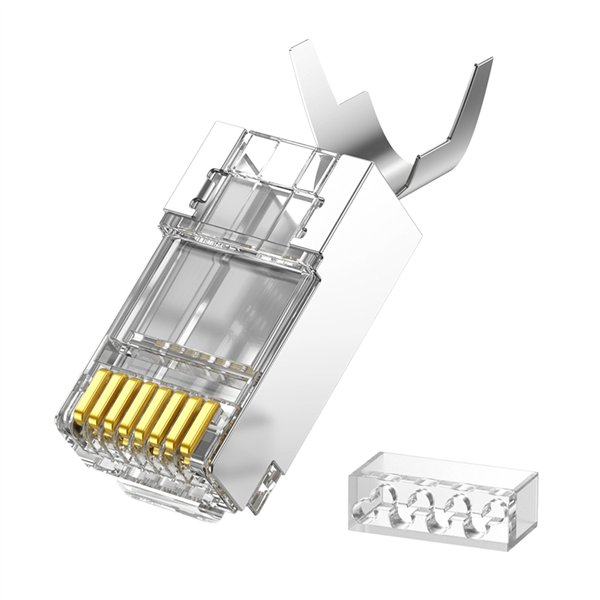 NW123-70316 -UGREEN-Cat-7-Shielded-RJ45-Modular-Plug-10-Pack-1 UGREEN Cat 7 Shielded RJ45 Modular Plug 10 Pack