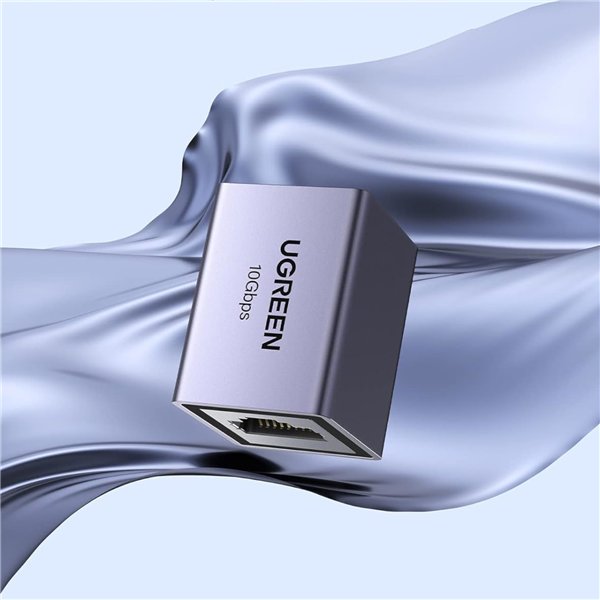 NW261-15117 UGreen-NW261-RJ45-10Gbps-Ethernet-Extender-Coupler-Silver wr 04 UGREEN NW261 RJ45 10Gbps Ethernet Extender Coupler