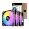 P12-ARGB-BLK wr 01 Antec P12 ARGB 120 PWM Case Fan 3 Pack - Black