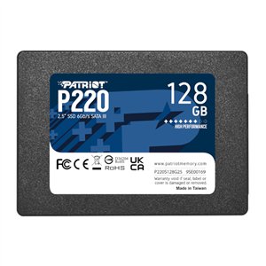 P220S128G25 wr 01 Patriot P220 128GB 2.5" SSD
