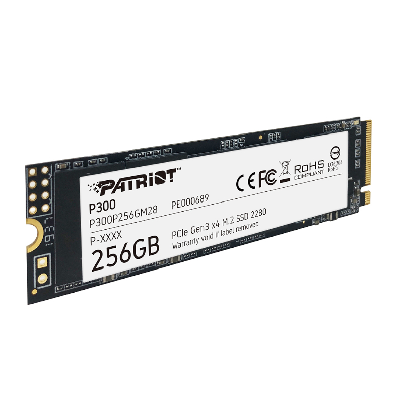P300P256GM28 wr 02 Patriot P300 256GB M.2 PCIe NVMe SSD