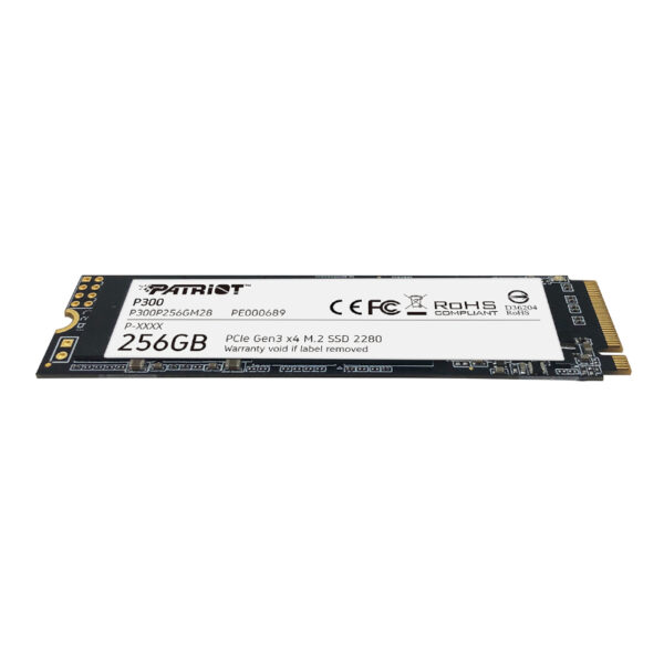 P300P256GM28 wr 03 Patriot P300 256GB M.2 PCIe NVMe SSD