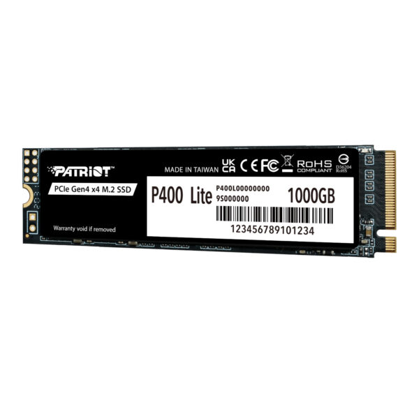 P400LP1KGM28H Patriot-P400-Lite-1TB-M.2-PCIe-Gen-4-x4-NVMe-SSD wr 03 Patriot P400 Lite 1TB M.2 PCIe Gen 4 x4 NVMe SSD