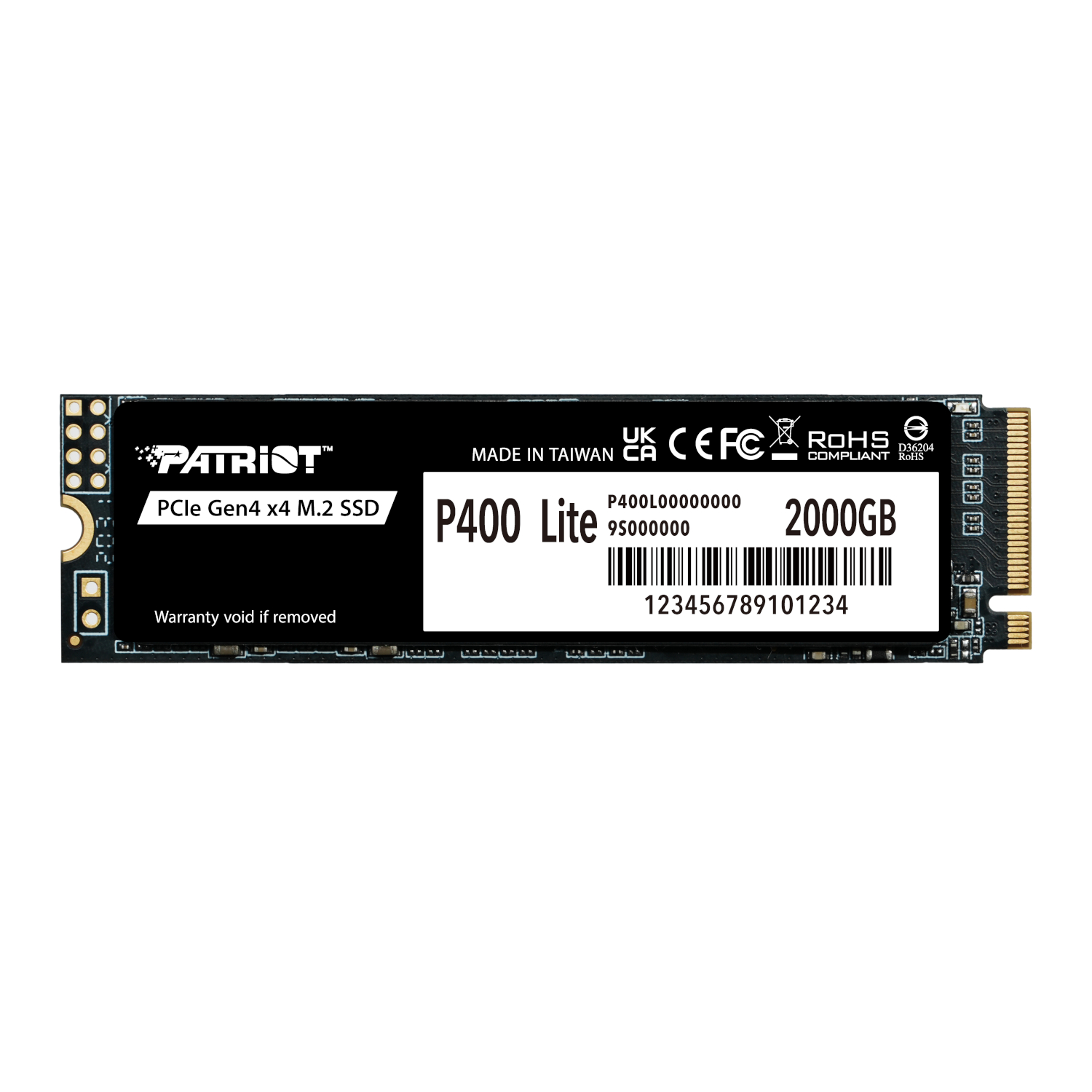 P400LP2KGM28H Patriot-P400-Lite-2TB-M.2-PCIe-Gen-4-x4-NVMe-SSD wr 01 Patriot P400 Lite 2TB M.2 PCIe Gen 4 x4 NVMe SSD