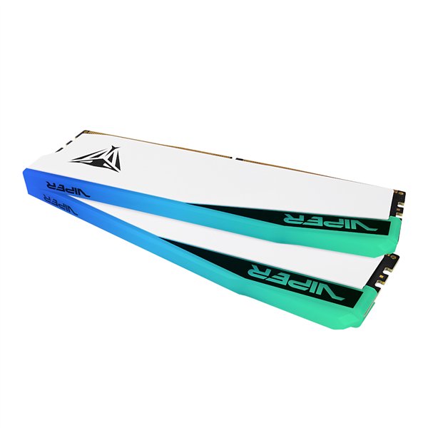 Patriot Viper Elite 5 RGB 32GB 6000MHz DDR5 Desktop Gaming Memory Kit - White