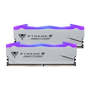 Patriot Viper Xtreme 5 RGB MPower 32GB 6000MHz DDR5 Desktop Gaming Memory Kit - Silver