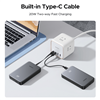 UGREEN 10000mAh 20W Power Bank with Built-in Cable